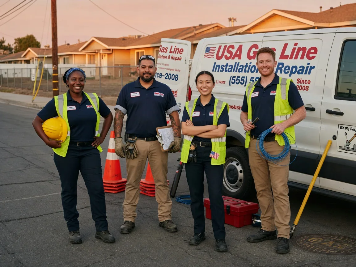 Gas Line Installation company in New Llano, LA